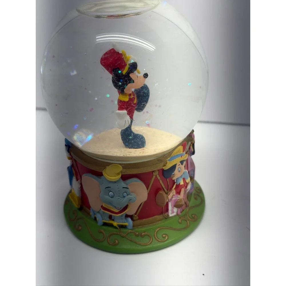 Disney Mickey Mouse 75th Anniversary Snow Globe w/ Characters - Used - Very Good